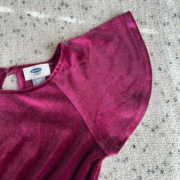 Old Navy Velvet Girl Dress size 5 - Picture 4 of 4